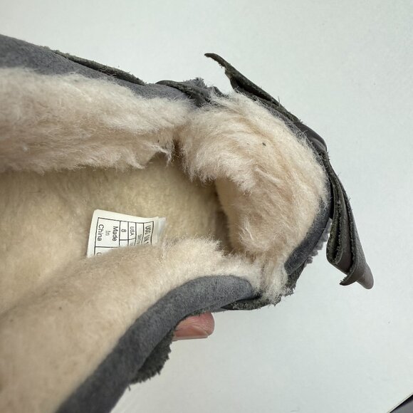 UGG Dakota Shearling Moccasin Slip On Bow Slippers S/N1020031 - Picture 9 of 11